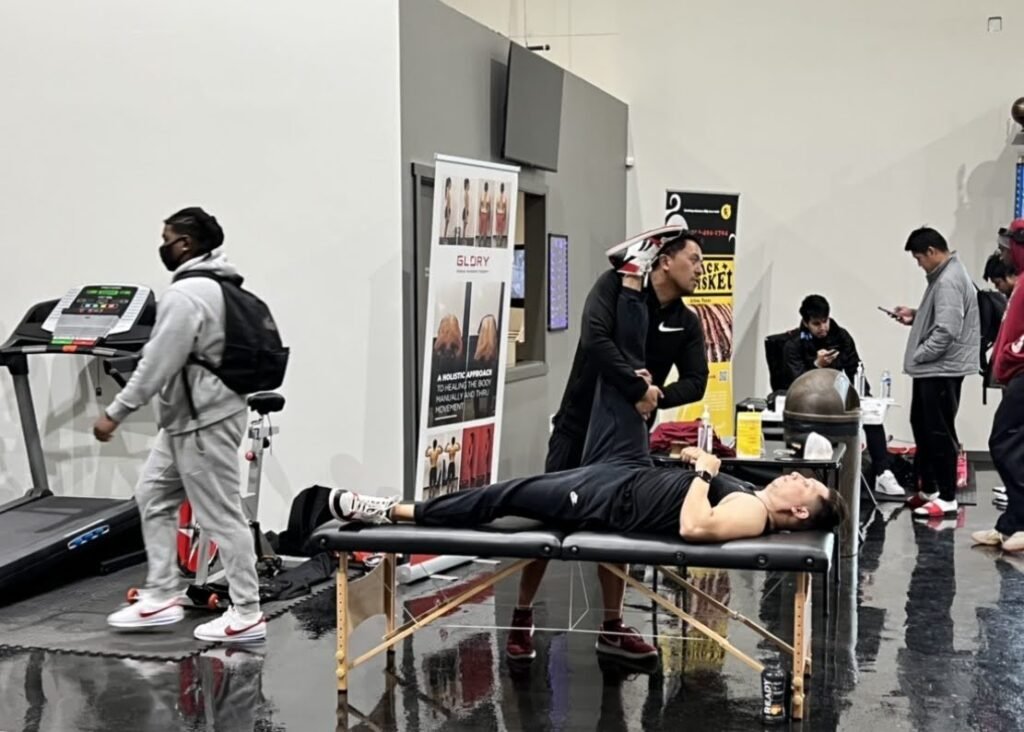 4th Annual Tournament — free recovery station courtesy of Glory Manual Movement Therapy